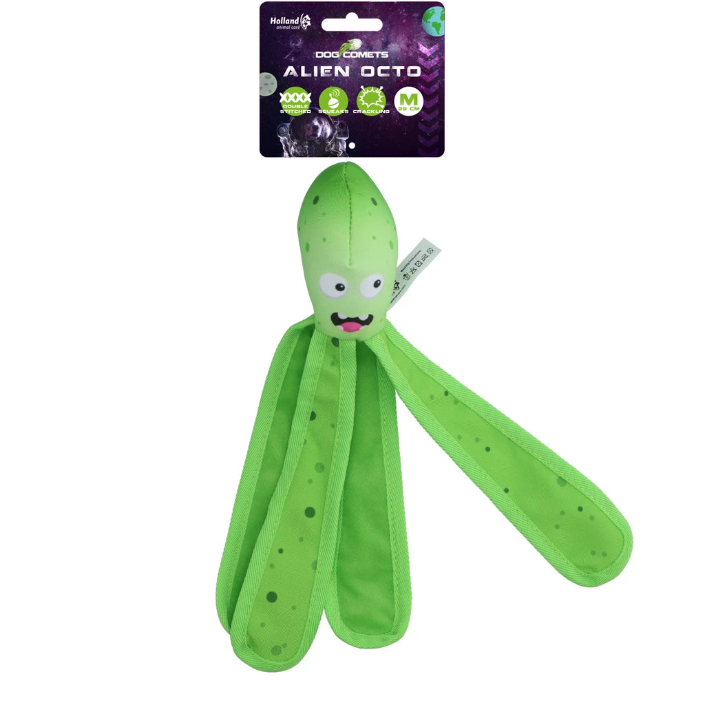 Dog Comets Alien Octo M Grün